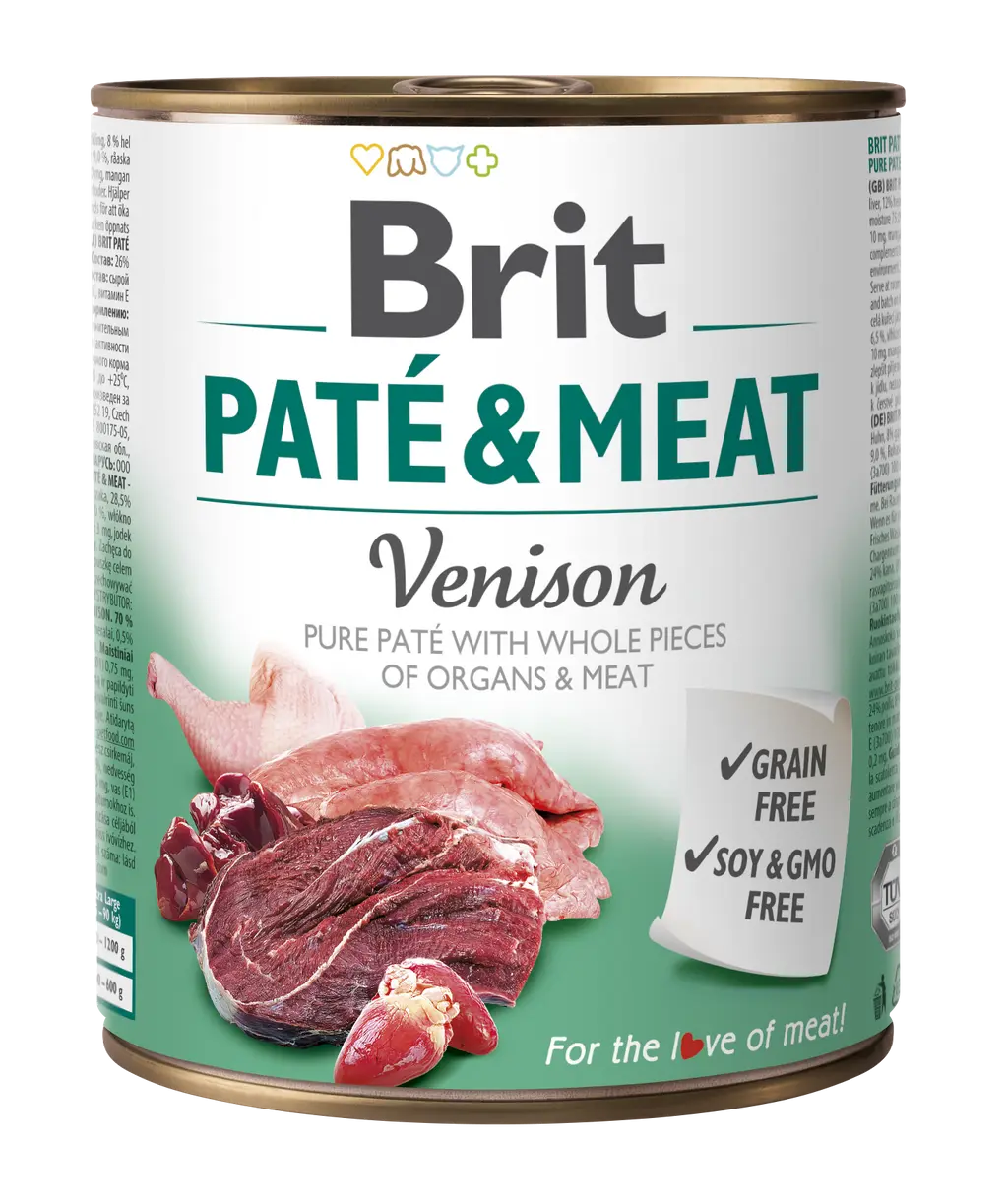 Brit Lata de venado 800g