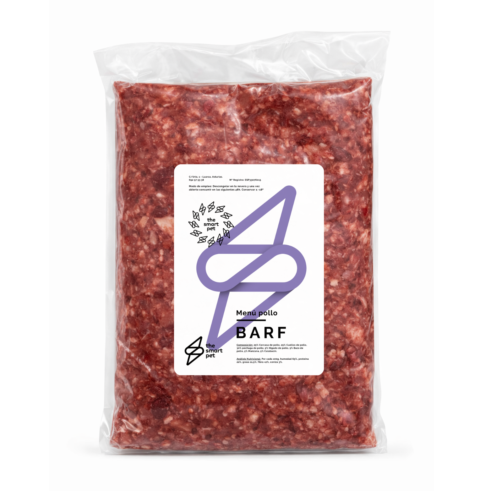 Menú Barf de Pollo – The Smart Pet