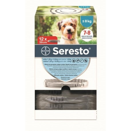 Collar Antiparasitario Seresto -8kg - Pack 12 unidades