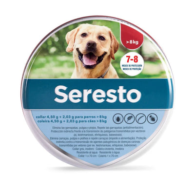 Collar Antiparasitario Seresto +8kg